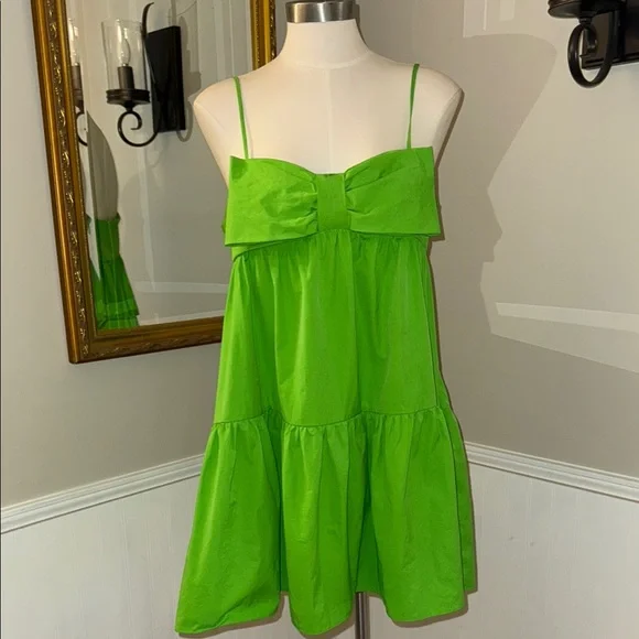 tiered maxi dress formal Berylove Women Ruffles Tiered Bridesmaid Dress with Slit Green Floral A Line Maxi Wedding Party Guest Dress, Green / US24W